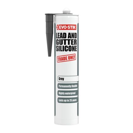 EVO-STIK Lead and Gutter Silicone Sealant 290ml - Grey