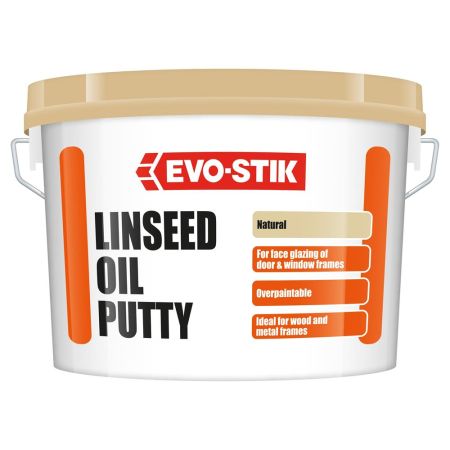 EVO-STIK Linseed Oil Putty 5KG - Natural