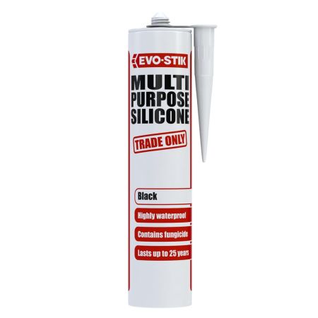 EVO-STIK Multi-Purpose Silicone Sealant 290ml - Black