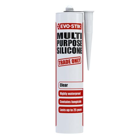 EVO-STIK Multi-Purpose Silicone Sealant 290ml - Clear