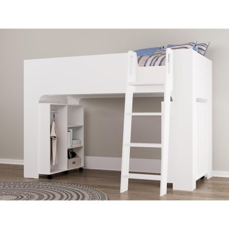 Eden Mid-Sleeper in White