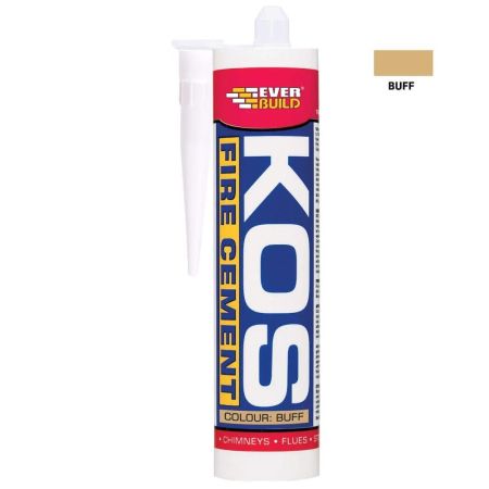 Everbuild Kos Fire Cement Cartridge Buff 300ml