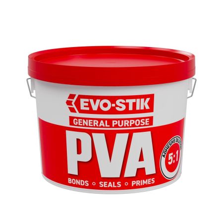 EVO-STIK General Purpose PVA 2.5L - White (dries clear)