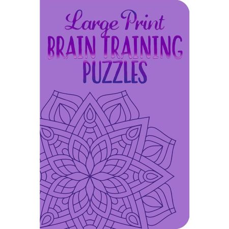 Floral Large Print Brain Training