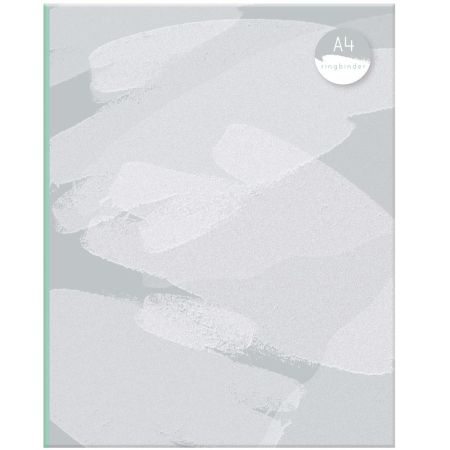 Grey Smudge Ring Binder