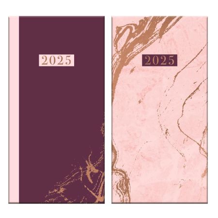 2025 Pink Fashion Slim Diary