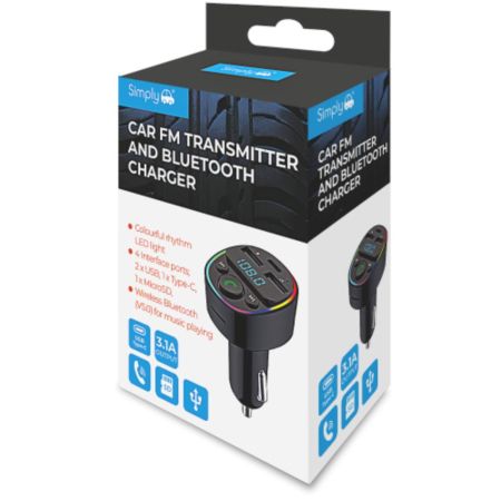 Car Fm Transmitter Bluetooth Charger