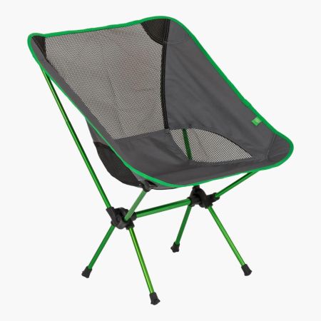 Ayr Folding Camping Chair Green/Grey