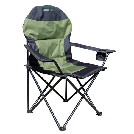 High Back XL Chair Dark Green & Black