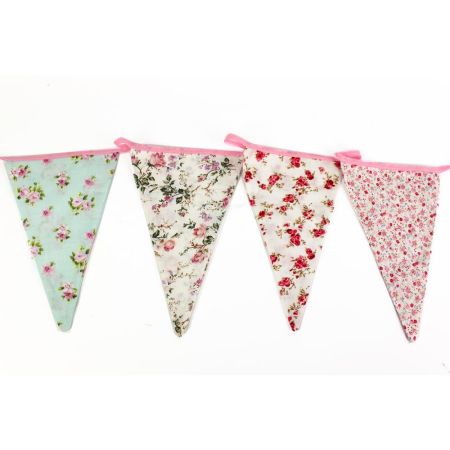 Vintage Floral Flag Bunt