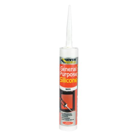 Everbuild General Purpose Silicone 280ml (White)