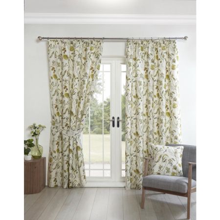 Grove Fennel Pencil 66 X 54 Curtains