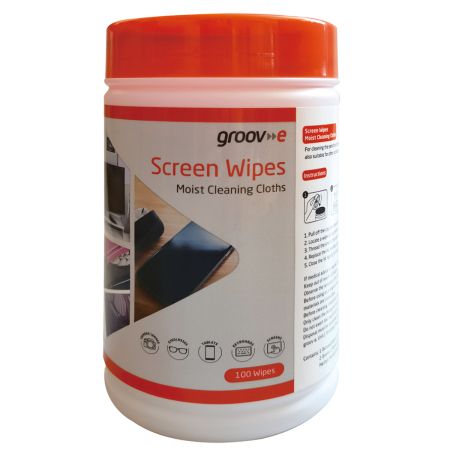 Screen Wipes Moist Cleaning Cloths - 100pk