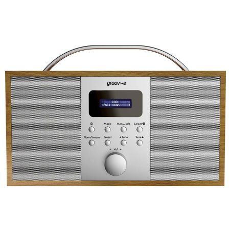 Boston Wooden Stereo DAB/FM Digital Radio with Bluetooth