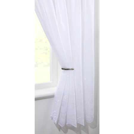 Geneva voile panel White 140x183 Curtains