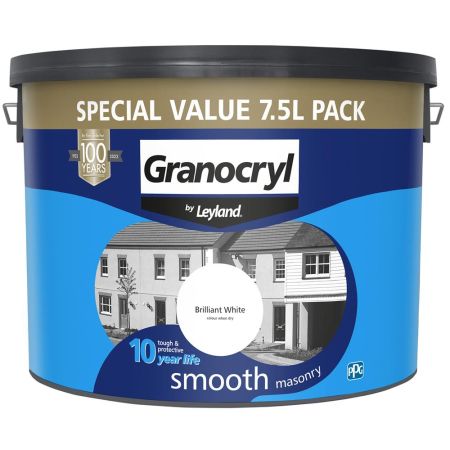 Granocryl Smooth Masonry Brilliant White 7.5ltr