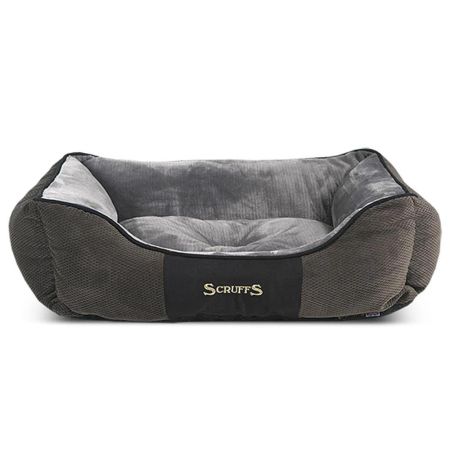 Scruffs Chester Box Bed - Graphite - 60 x 50cm