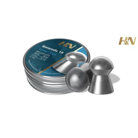 H&N Baracuda 18 Pellets 5.52mm .22 Tin of 200 