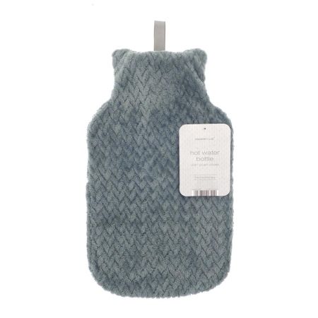 Hot Water Bottle Jacquard Plush Lattice