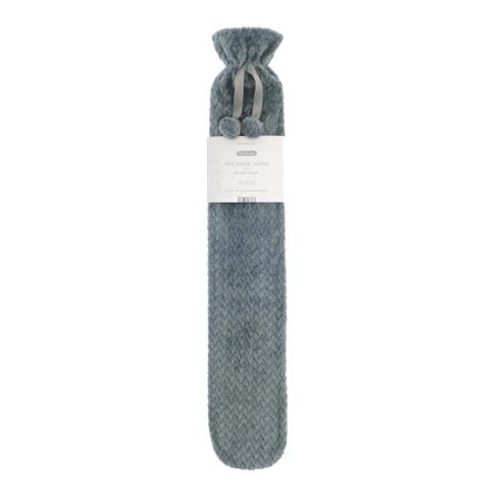 Hot Water Bottle Long Jacquard Plush Lattice