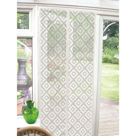 Geo Design Magnetic Insect Guard Door Screen Curtains