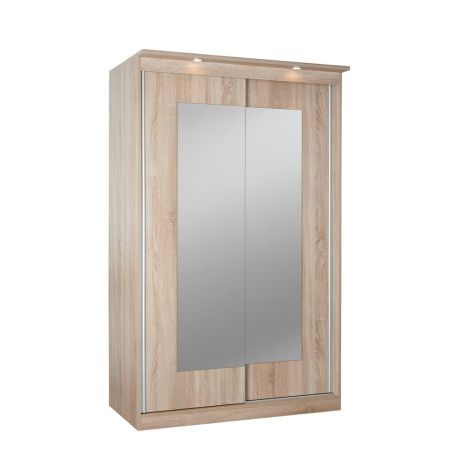 Hanson 120cm Mirror Sliding Wardrobe