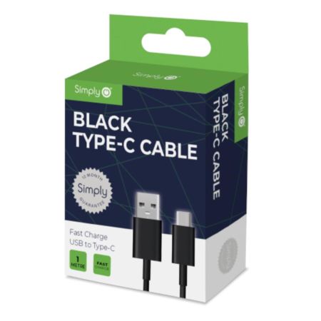 Usb - Type C Cable 1.5M Black