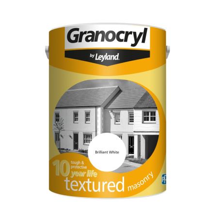 Granocryl Textured Masonry Brilliant White 5ltr