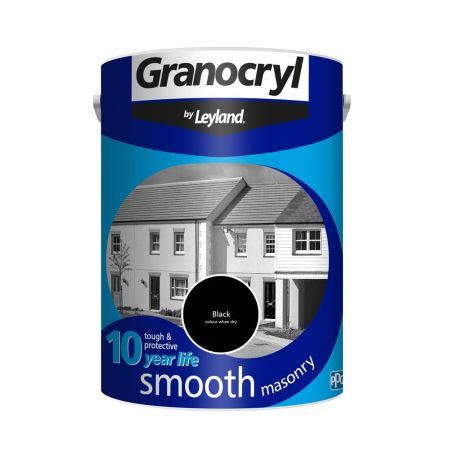 Granocryl Smooth Masonry Black 5ltr