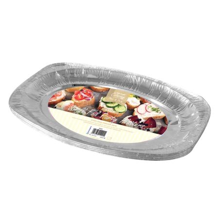 4 Pack of 11inch Foil Platters