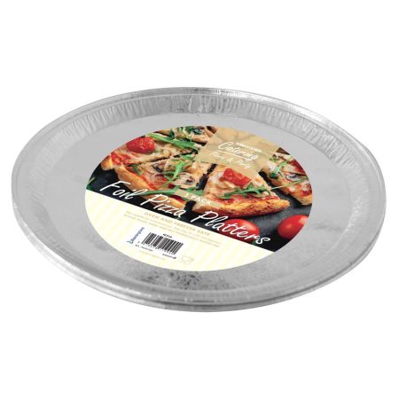 3 Pack of 12inch Round Foil Platters