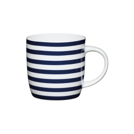 Kitchencraft Nautical Stripe Barrel Mug 425ml