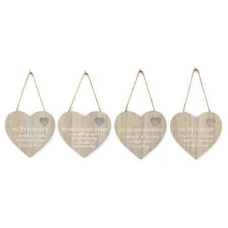 'Recipe For' Heart Plaque