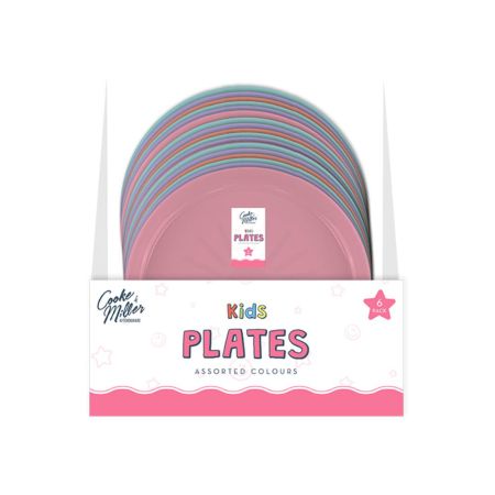 Girls Plates 6pk