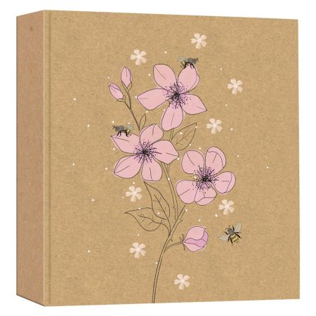 Pink Flowers Photo Album 5x7 