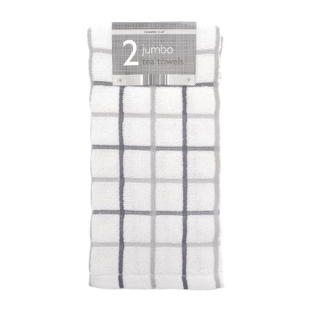 2 Pack Jumbo Tea Towel