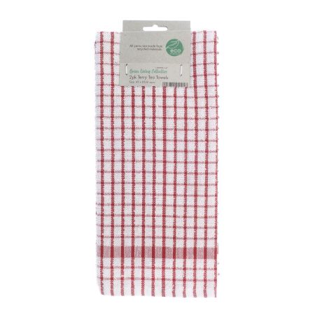 2 Pack Eco Terry Tea Towel