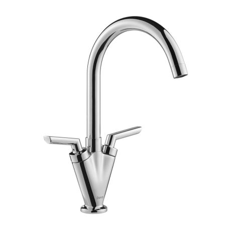 Lever Action Mono Kitchen Sink Mixer Tap - Chrome