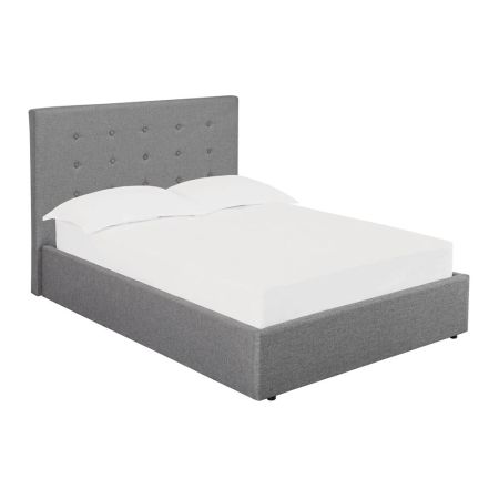 Lucca Ottoman Bed in Grey 5'0