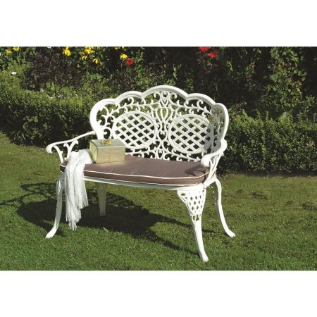 Seville Love Seat - H'Cream / Choc