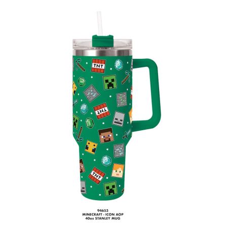 Minecraft - Icon Aop - 40Oz SS Mug