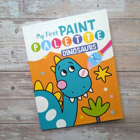 Magic Paint Pallette Activity Book - Dino