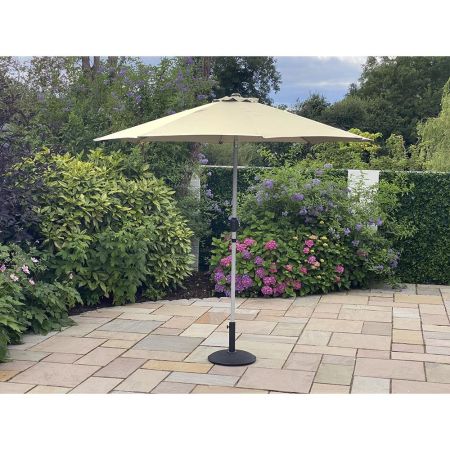 2.7m Parasol With Crank - Cream