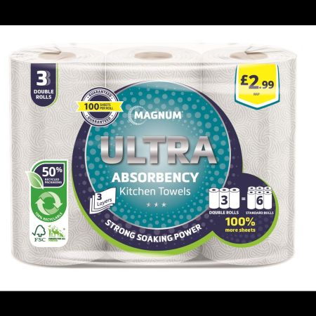 Magnum Ultra Kitchen Towel 3 Pack