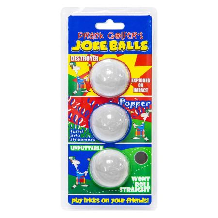 Prank Golfer’s Joke Balls - 3Pk