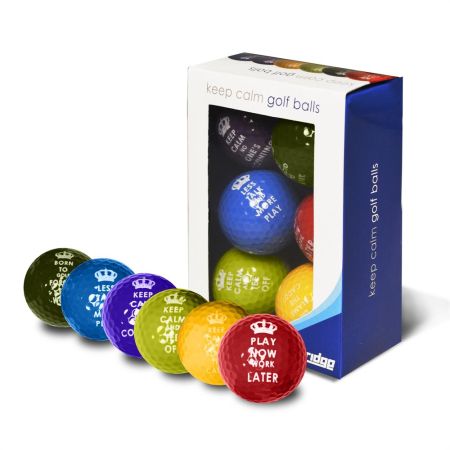 Keep Calm Golf Balls - 6Pk