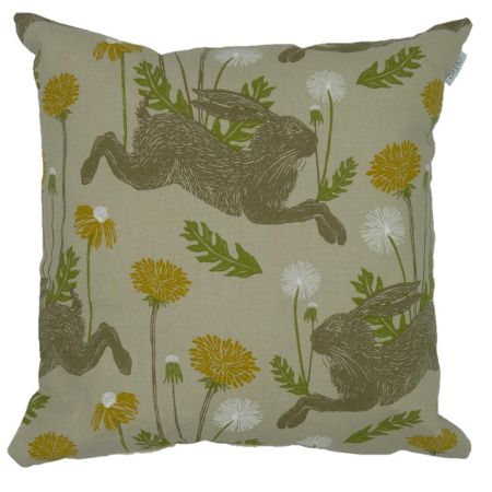 March Hare 43cm Cushion Ochre