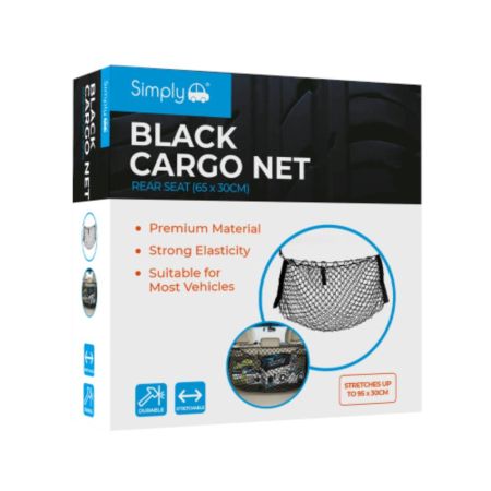 Rear Seat/Boot Cargo Net - Black