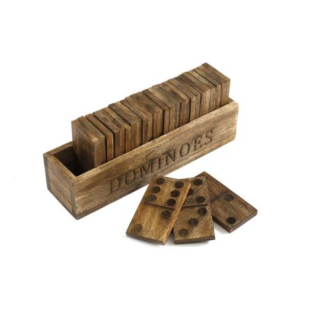 Wooden Dominoes Set