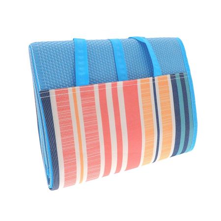 Textured Stripe Design Handy Size Beach Mats